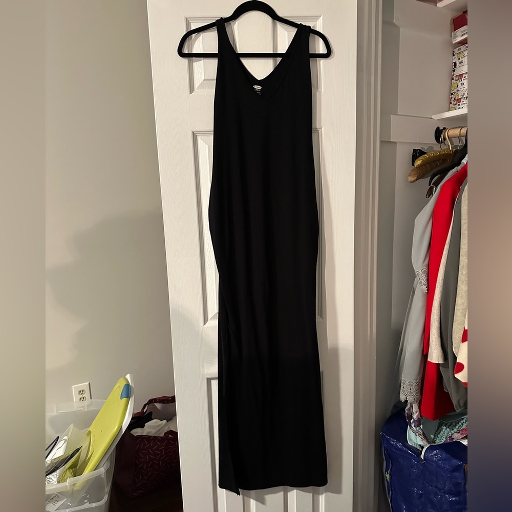 Maternity Black Maxi Dress